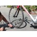 The Flying Wheels Super Light Weight  High Grade Aluminum Hand Pump  Presta/Schrader Compatible  Bike Pump with Frame Mount Included - B0128GQO08